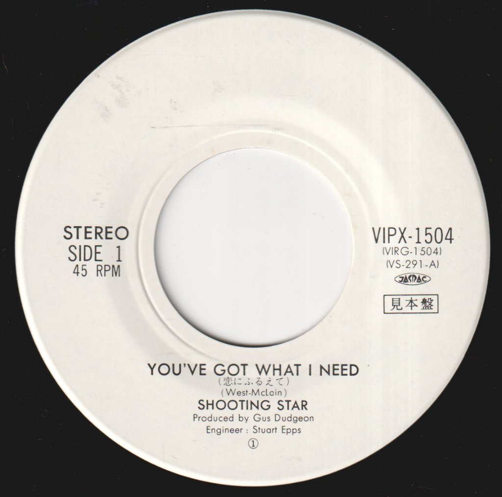 Shooting Star - You've Got What I Need - 7 Inch