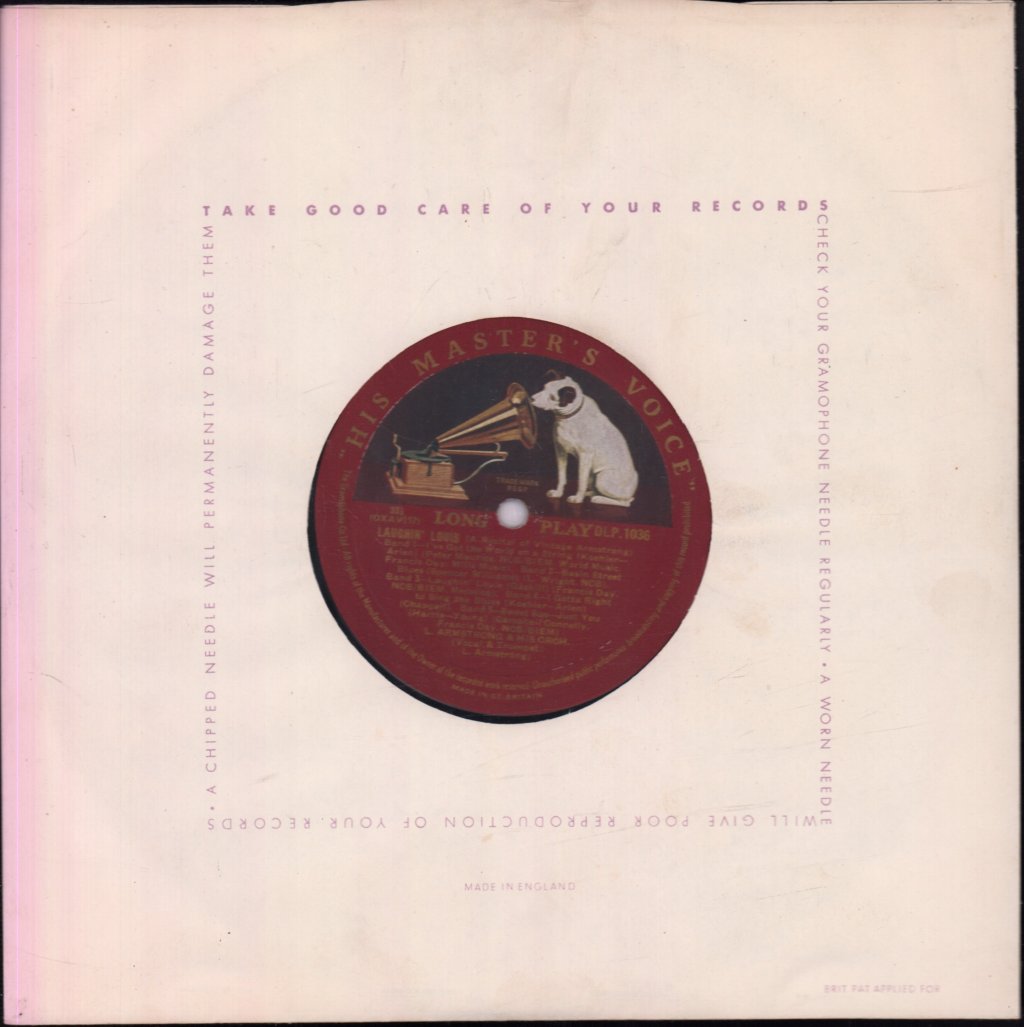 Louis Armstrong And His Orchestra - Laughing Louis - 10 Inch