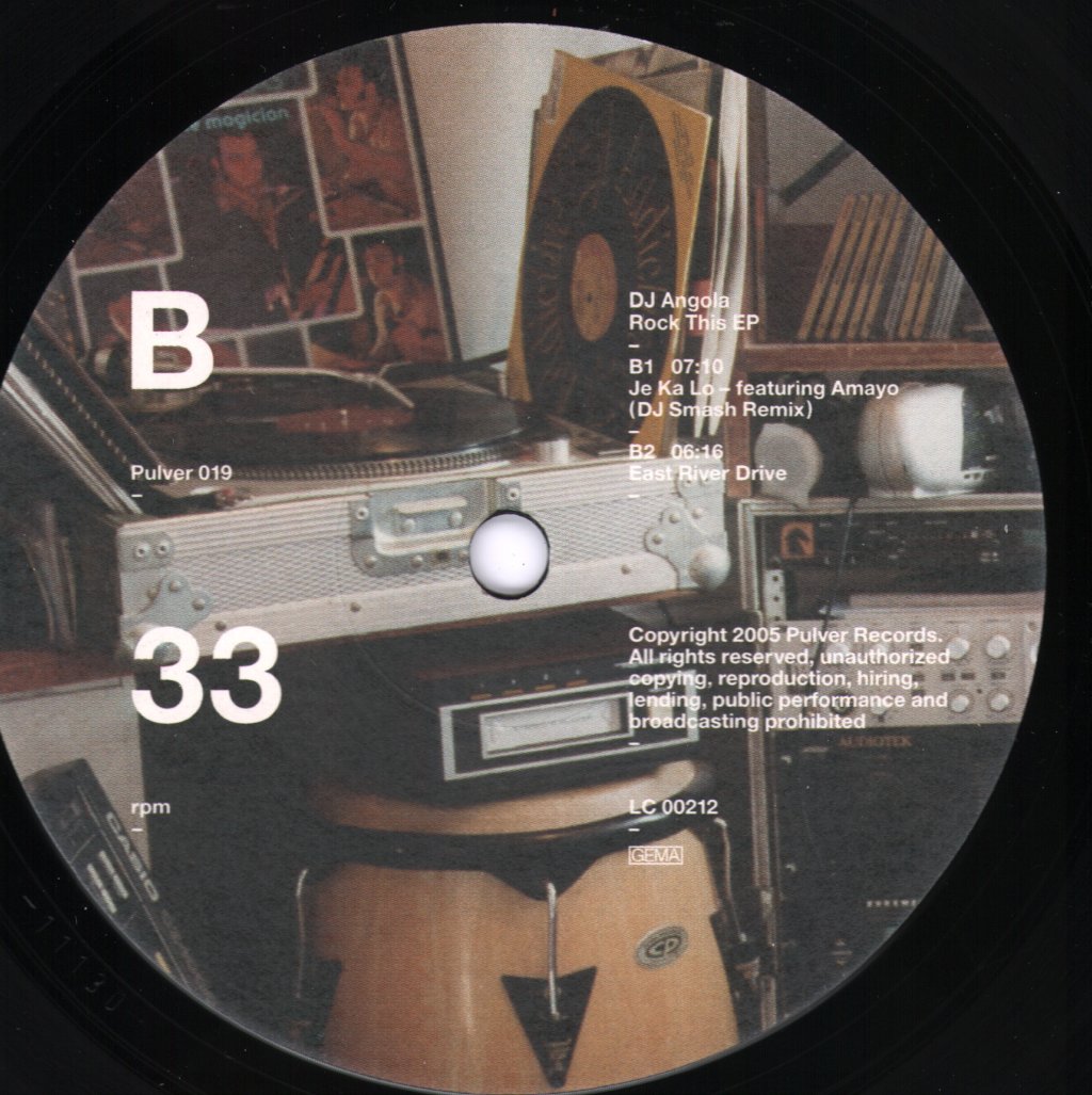 DJ Angola - Rock This EP - 12 Inch