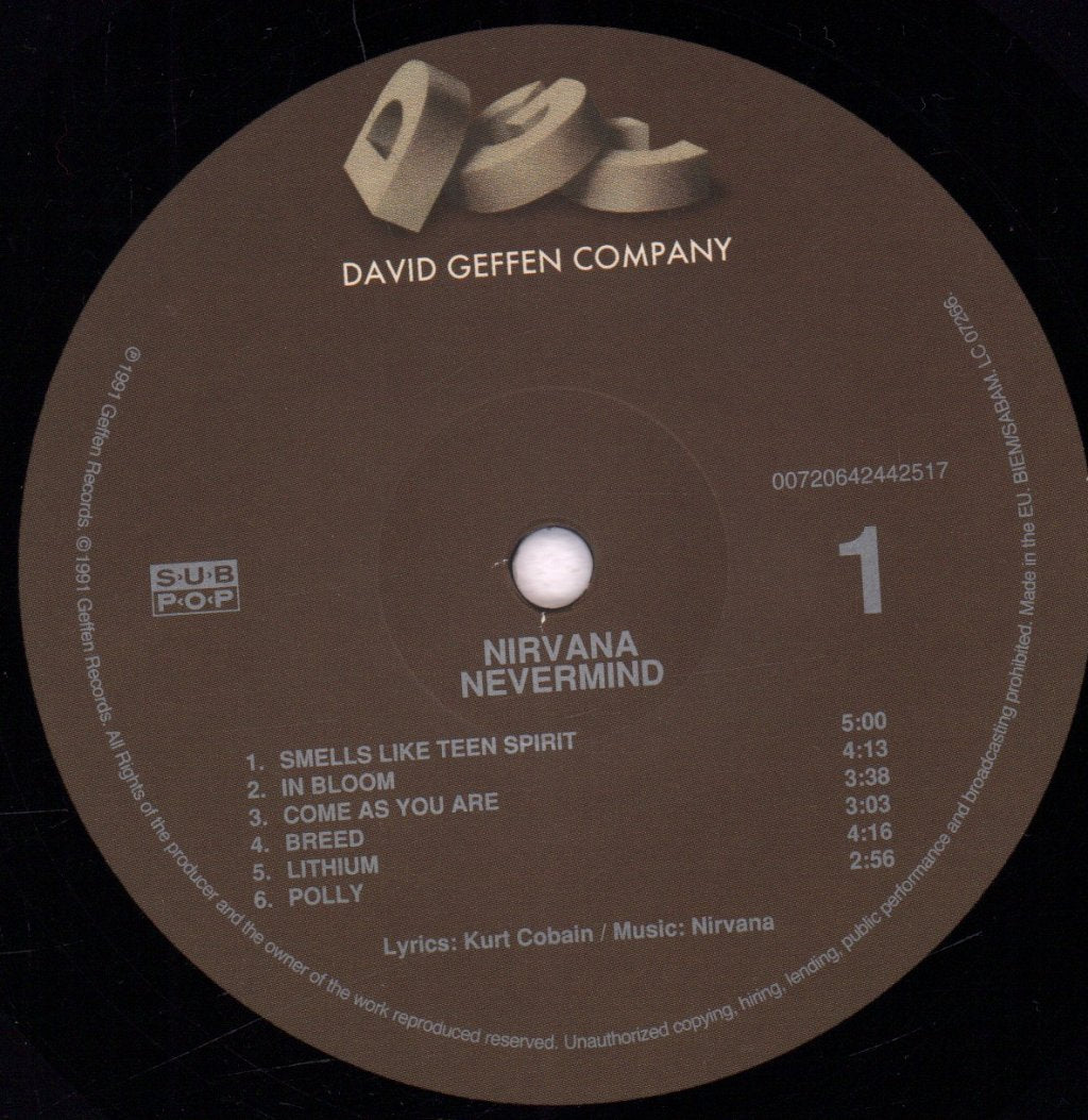 Nirvana - Nevermind - Lp