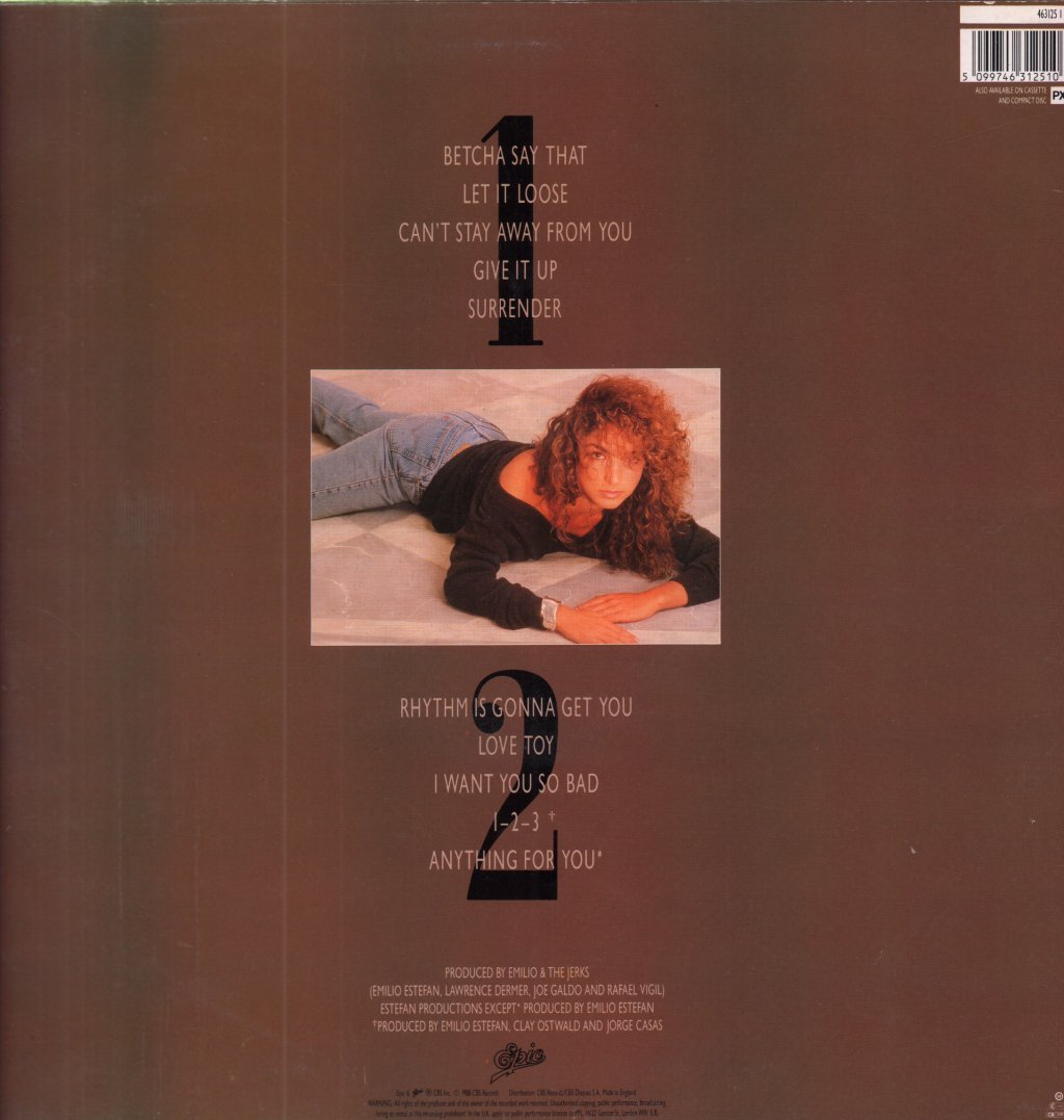 Gloria Estefan And Miami Sound Machine - Anything For You - Lp