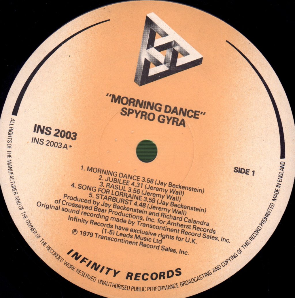Spyro Gyra - Morning Dance - Lp