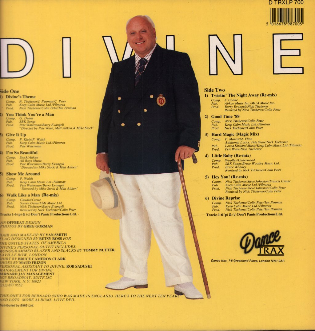 Divine (Disco) - Maid In England - Lp