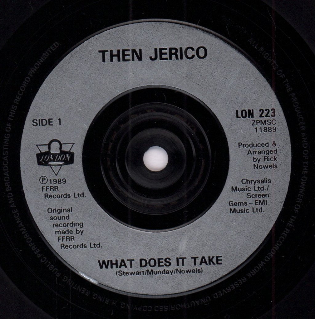 Then Jerico - What Does It Take - 7 Inch