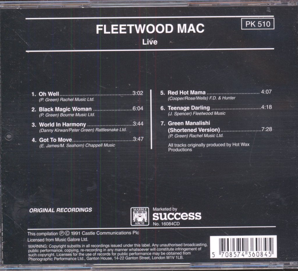 Fleetwood Mac - Live - Cd