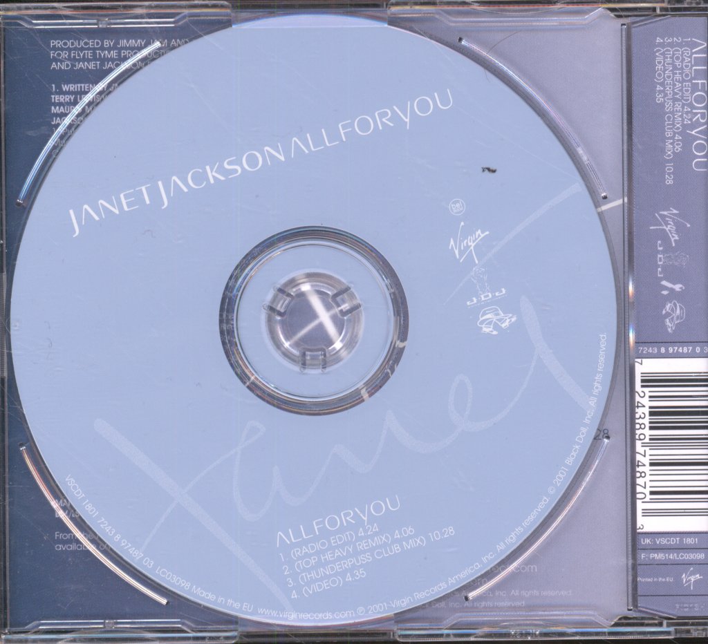 Janet Jackson - All For You - Cd