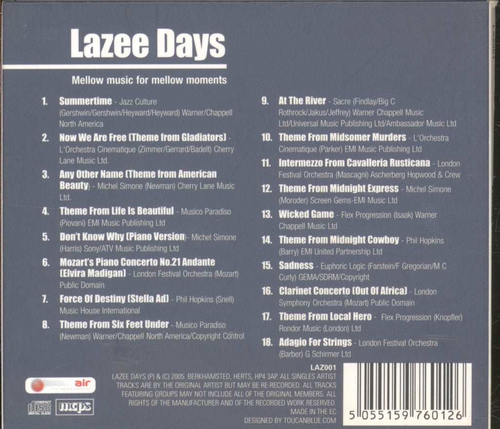 Various Artists - Lazee Days - Cd