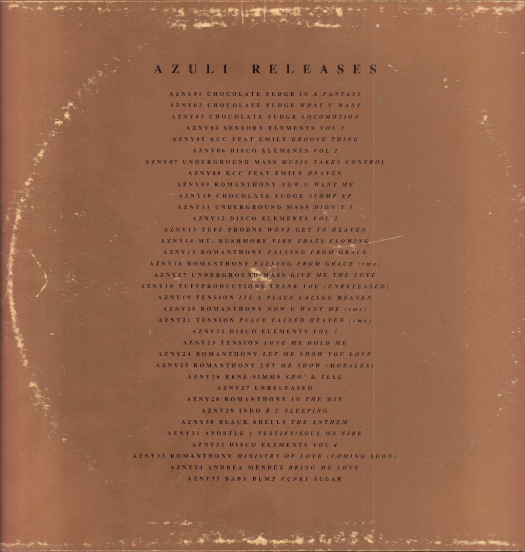 Romanthony - Ministry Of Love - 12 Inch