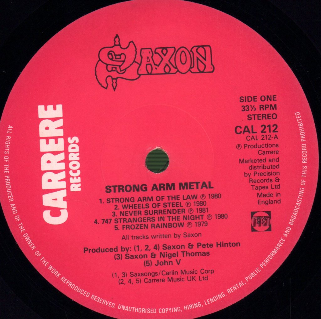 Saxon - Strong Arm Metal - Lp