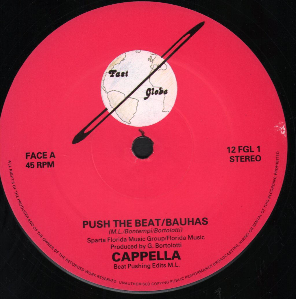Cappella - Push The Beat - 12 Inch