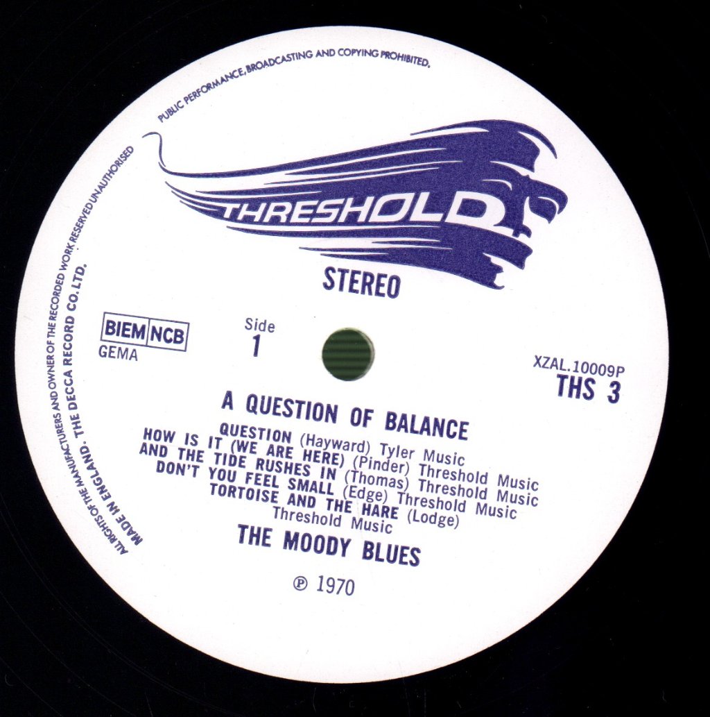 Moody Blues - A Question Of Balance - Lp