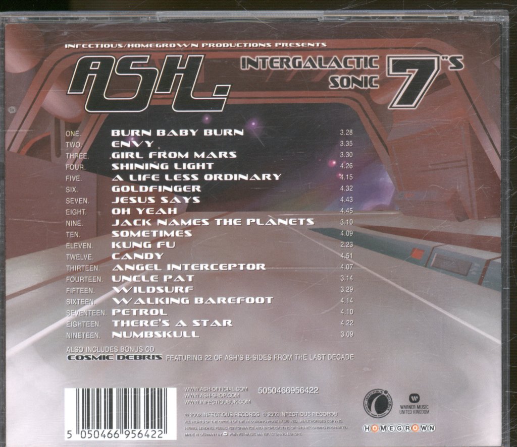 Ash - Intergalactic Sonic 7"s - Double Cd