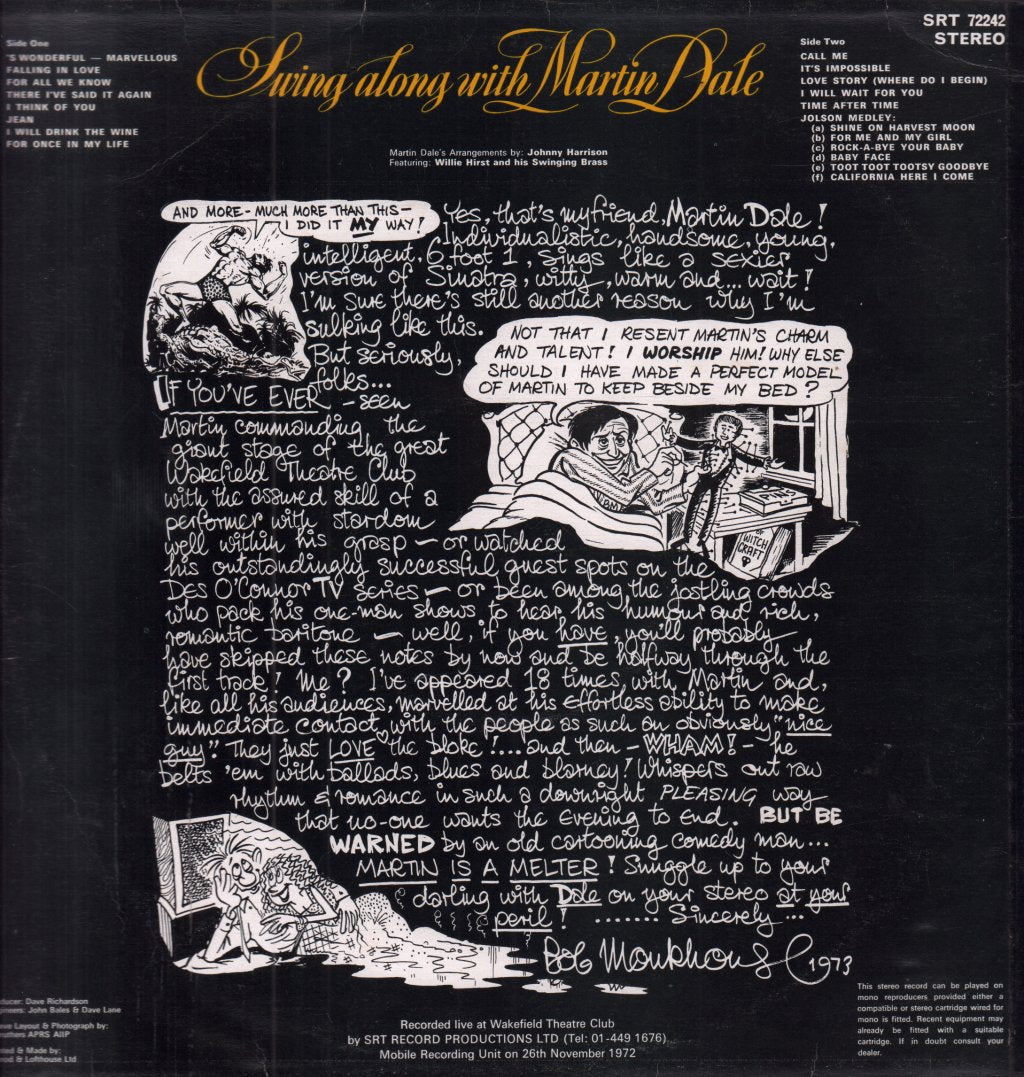 Martin Dale - swing along with - Lp