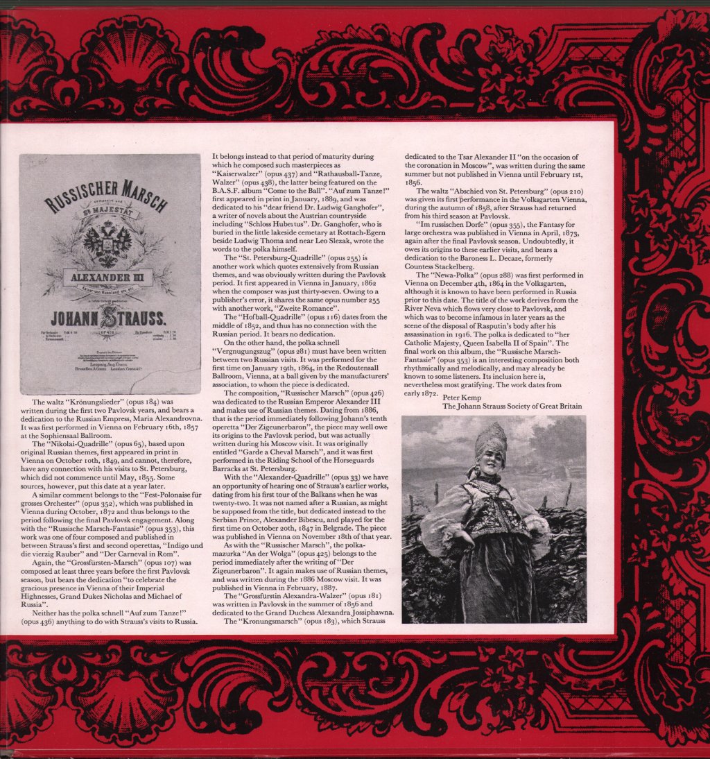Robert Stolz / Berlin Symphony Orchestra - Johann Strauss In St. Petersburg - Double Lp