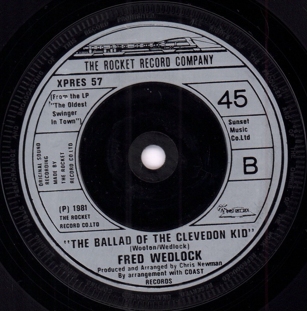 Fred Wedlock - Jobsworth - 7 Inch