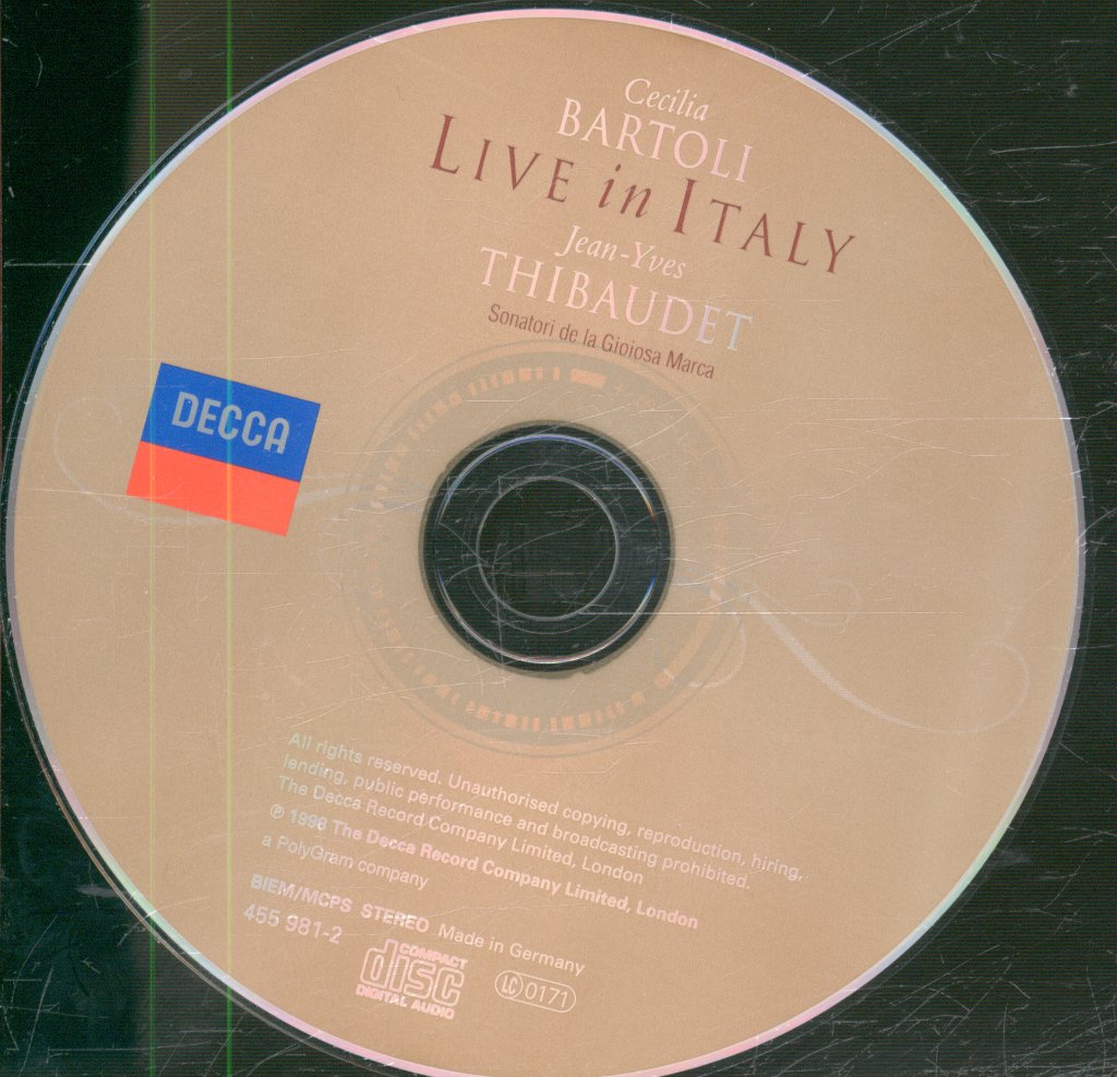 Cecilia Bartoli - Live In Italy - Cd