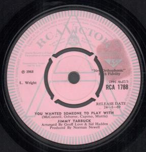 Jimmy Tarbuck - You Wanted Someone To Play With - 7 Inch