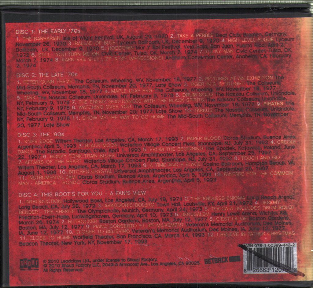 Emerson, Lake & Palmer - A Time And A Place - Cd Box Set
