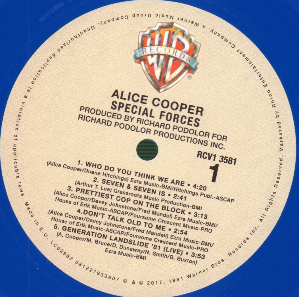 Alice Cooper - Special Forces - Lp