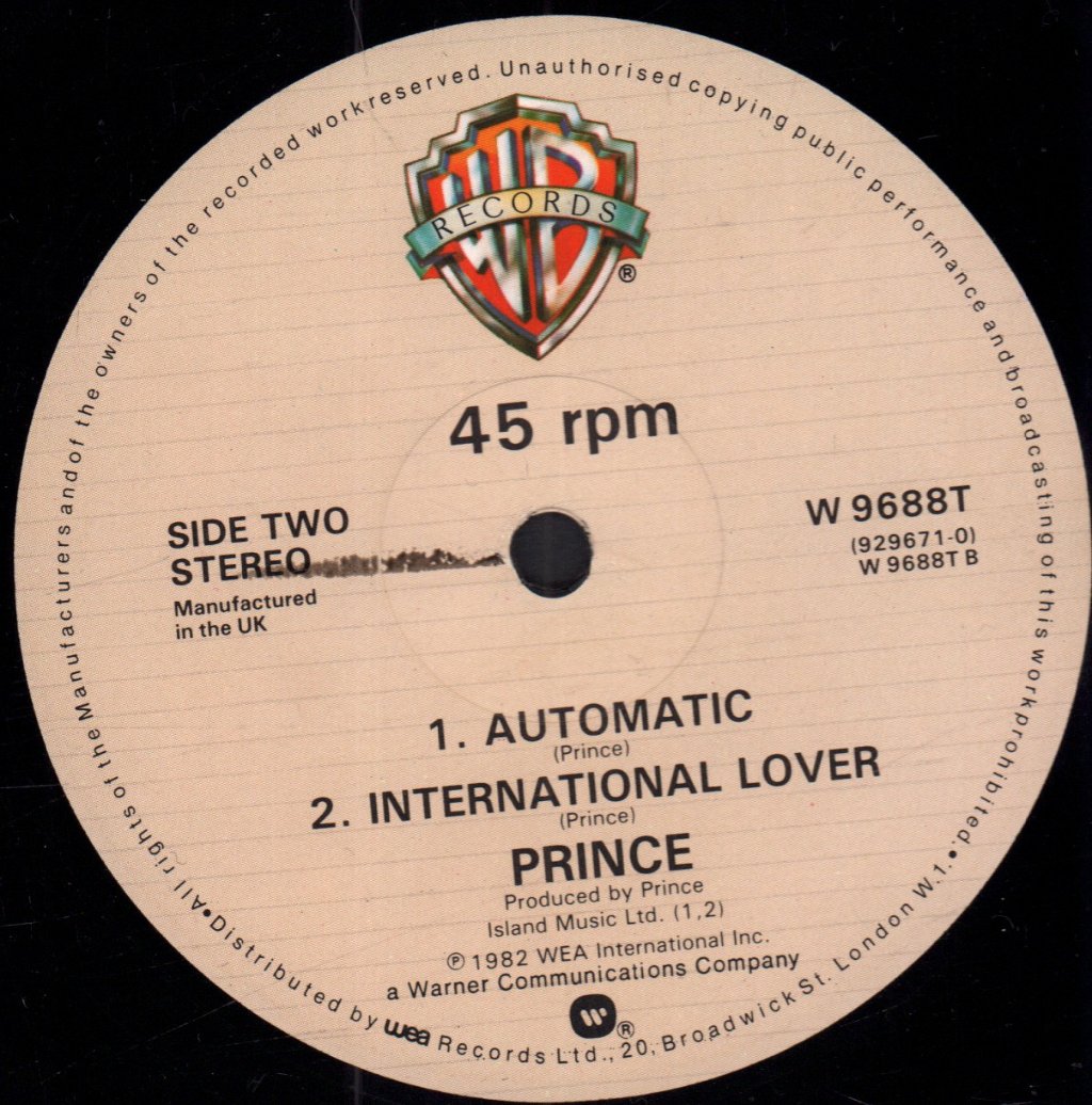 Prince - Little Red Corvette - 12 Inch