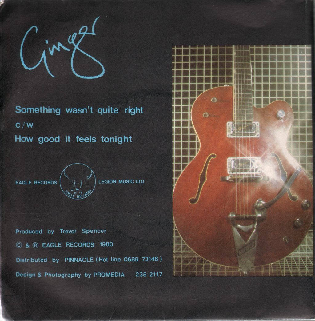 Ginger (80'S Group) - Something Wasn't Quite Right - 7 Inch