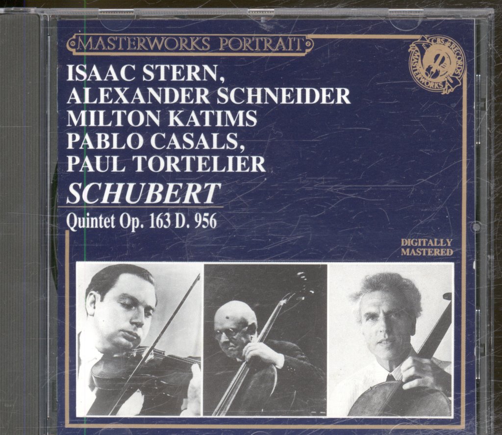 Isaac Stern, Alexander Schneider, Pablo Casals etc - Schubert - Quintet Op. 163 D. 956 - Cd