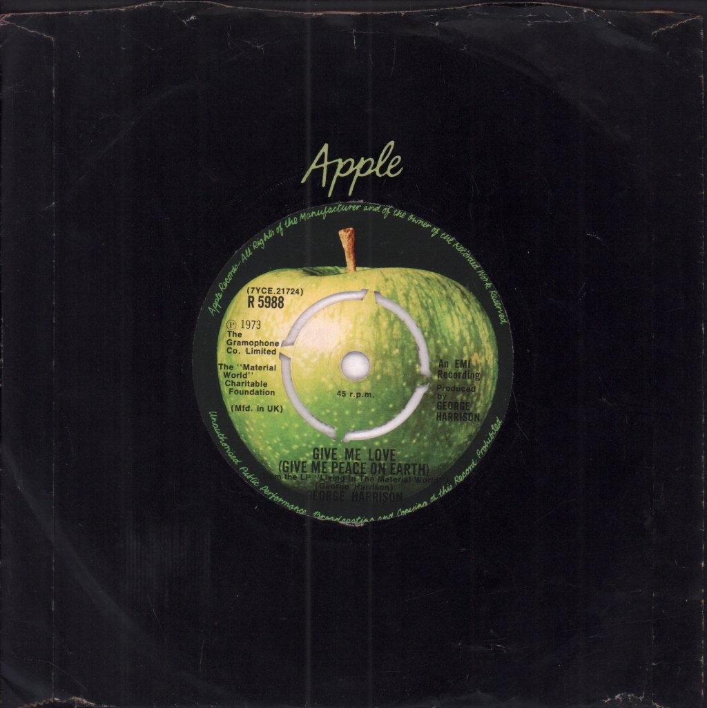 George Harrison - Give Me Love - 7 Inch