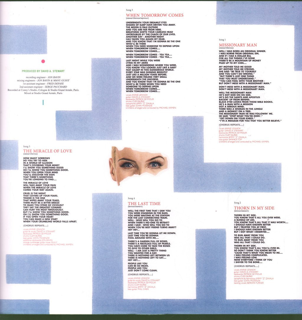 Eurythmics - Revenge - Lp