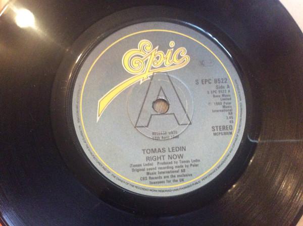 Tomas Ledin - Right Now - 7 Inch