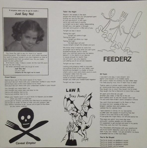 Feederz - Teachers In Space - Lp