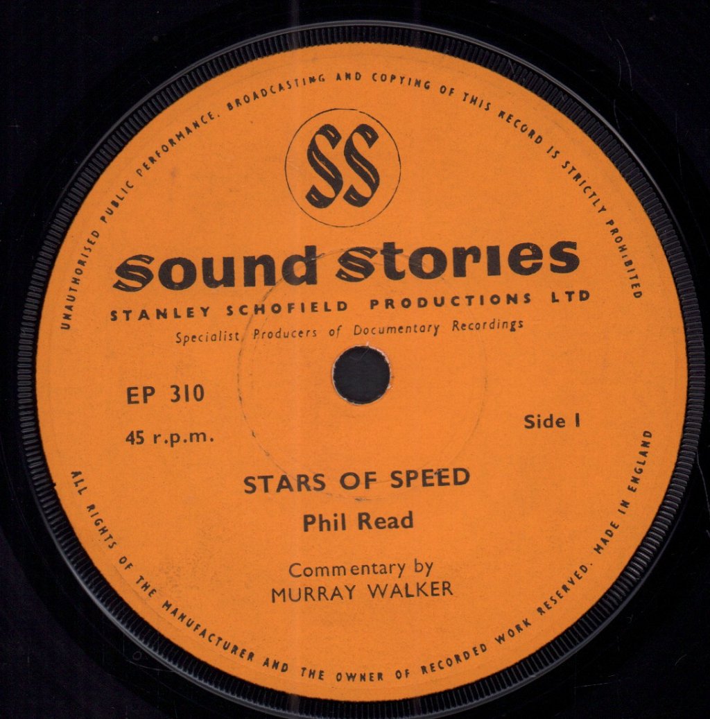 Murray Walker - Stars Of Speed! Phil Read - 7 Inch