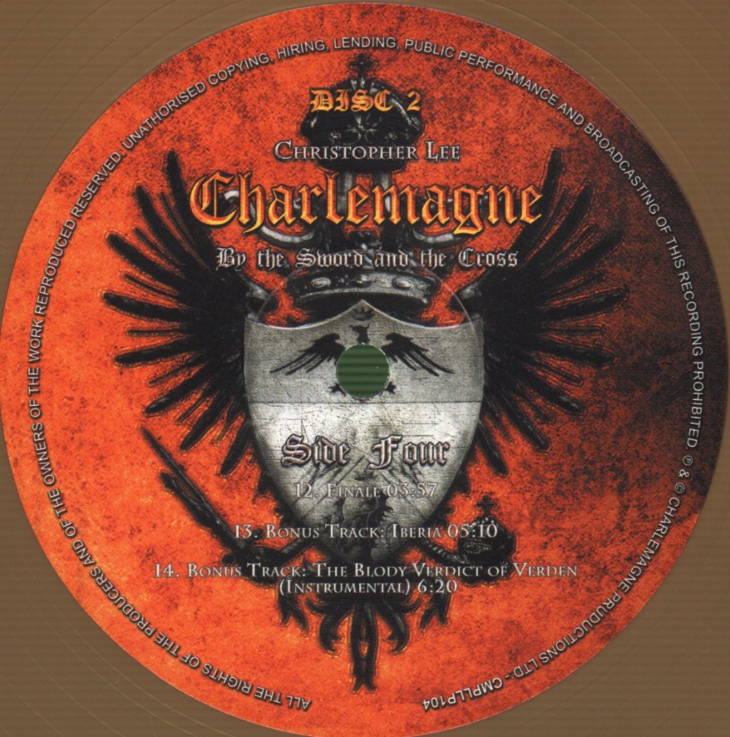 Christopher Lee - Charlemagne: By The Sword And The Cross - Double Lp