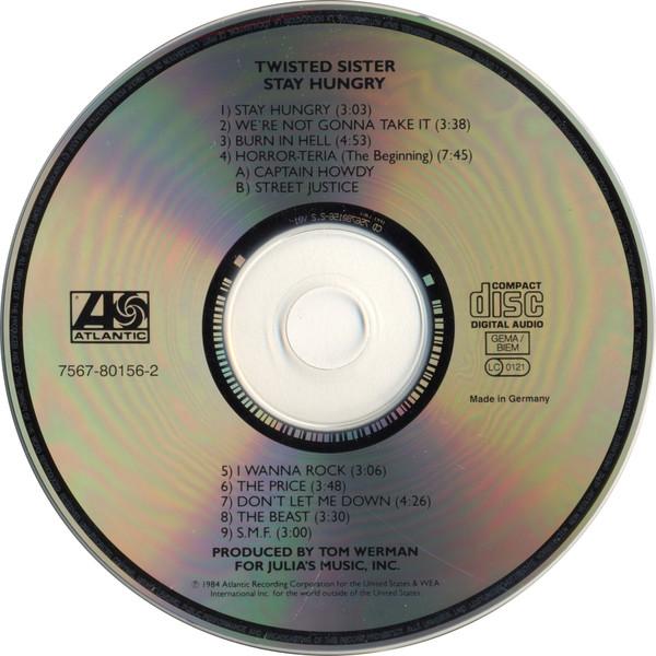 Twisted Sister - Stay Hungry - Cd