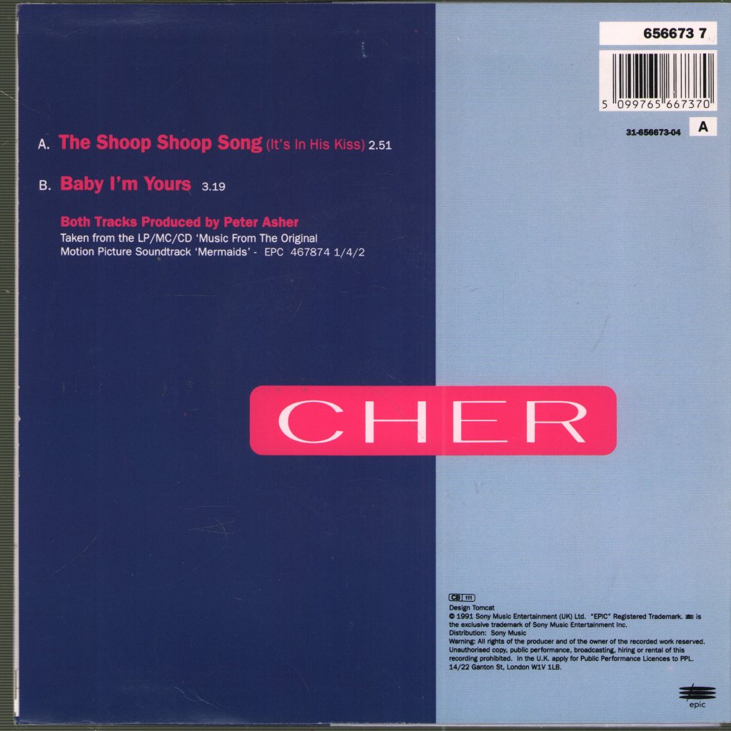 Cher - Shoop Shoop Song - 7 Inch