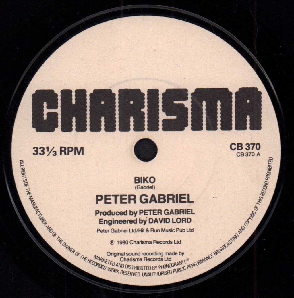 Peter Gabriel - Biko - 7 Inch