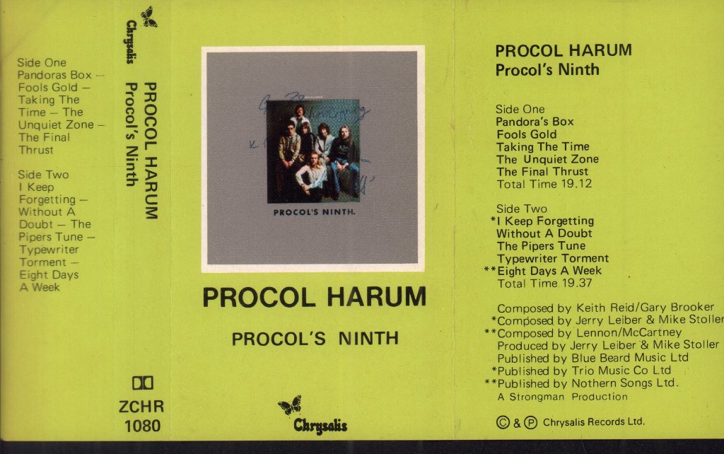 Procol Harum - Procol's Ninth - Cassette