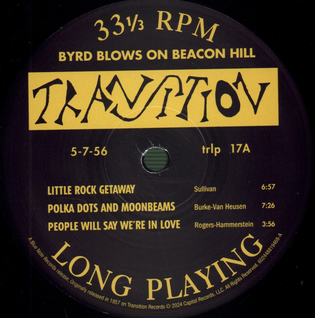 Donald Byrd - Byrd Blows On Beacon Hill - Lp