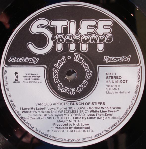 Various Artists - A Bunch Of Stiff Records - Lp