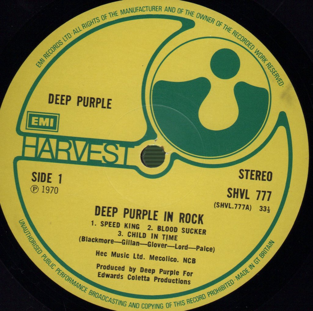Deep Purple - In Rock - Lp