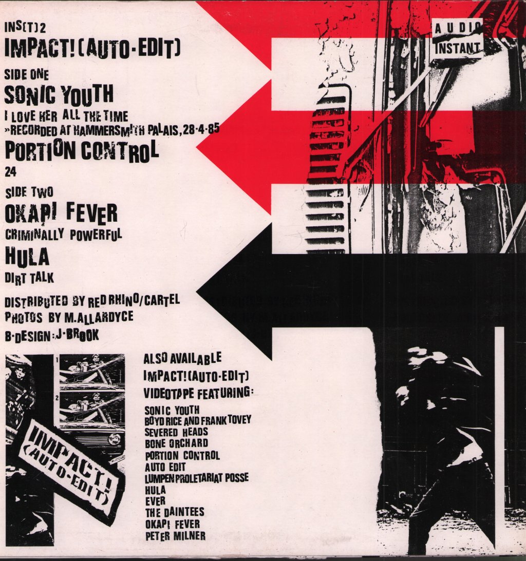 various (sonic youth/portion control/okapi fever/hula) - Impact! Auto Edit - 12 Inch