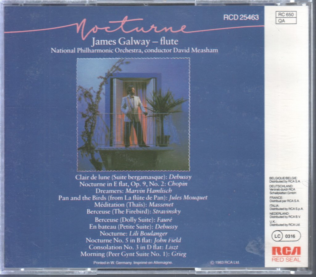 James Galway - Nocturne - Cd