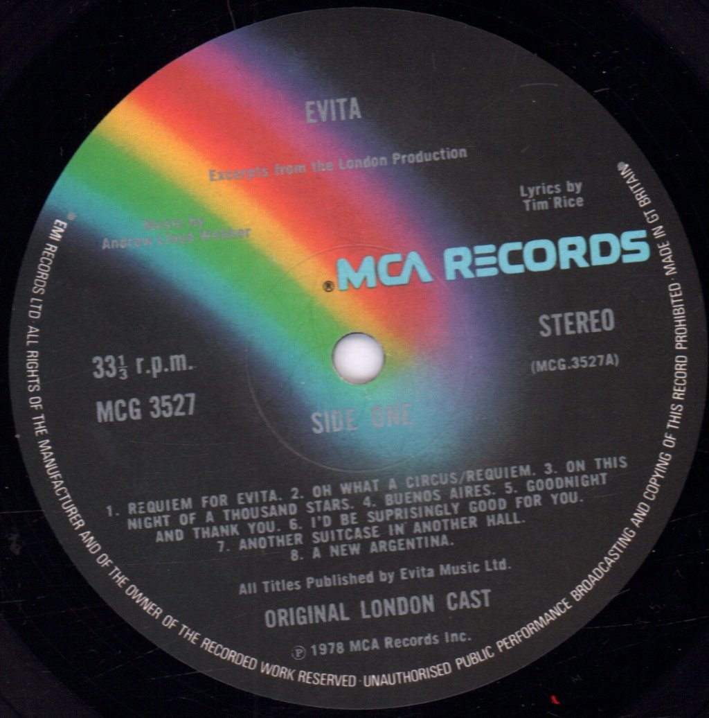 Evita - Original London Cast - Lp