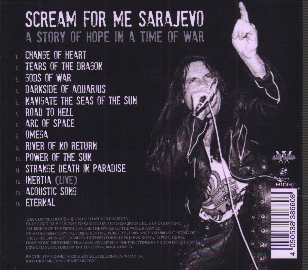 Bruce Dickinson - Scream For Me Sarajevo - Cd