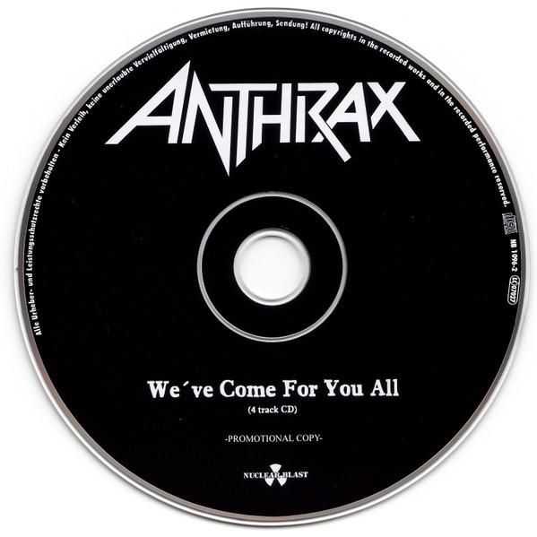 Anthrax - We've Come For You All - Cd