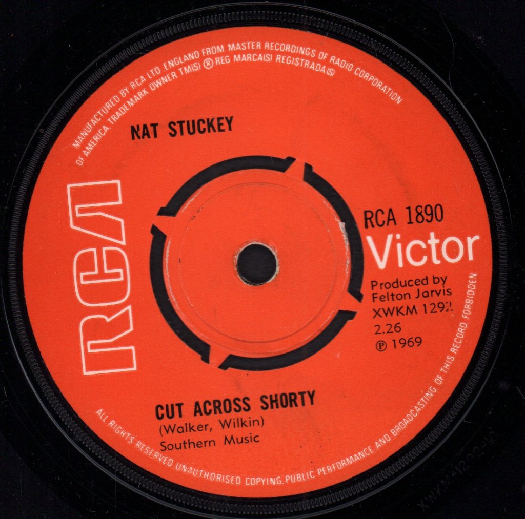 Nat Stuckey - Cut Across Shorty - 7 Inch