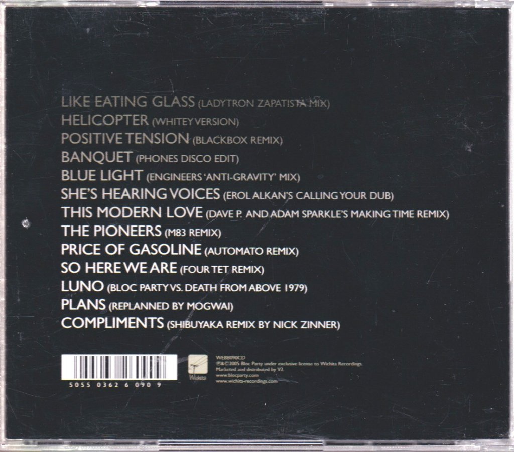 Bloc Party - Silent Alarm Remixed - Cd