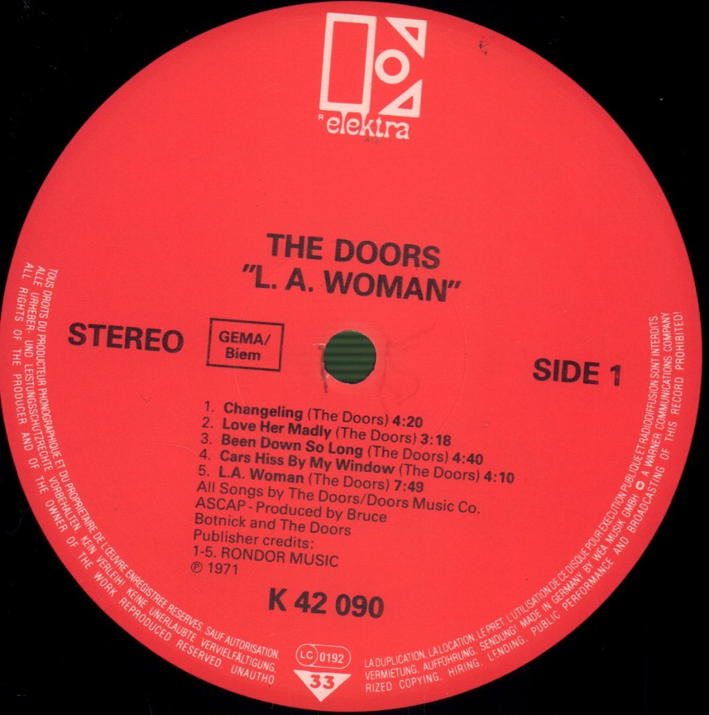 Doors - La Woman - Lp