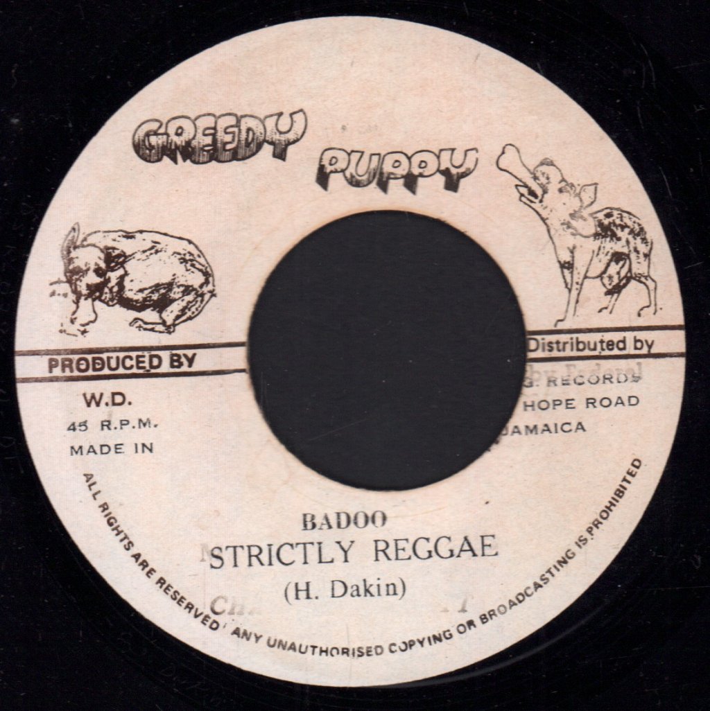 Badoo - Strictly Reggae - 7 Inch