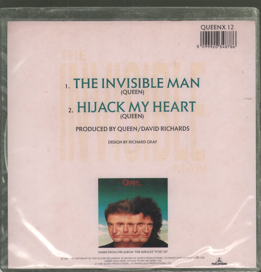 Queen - Invisible Man - 7 Inch