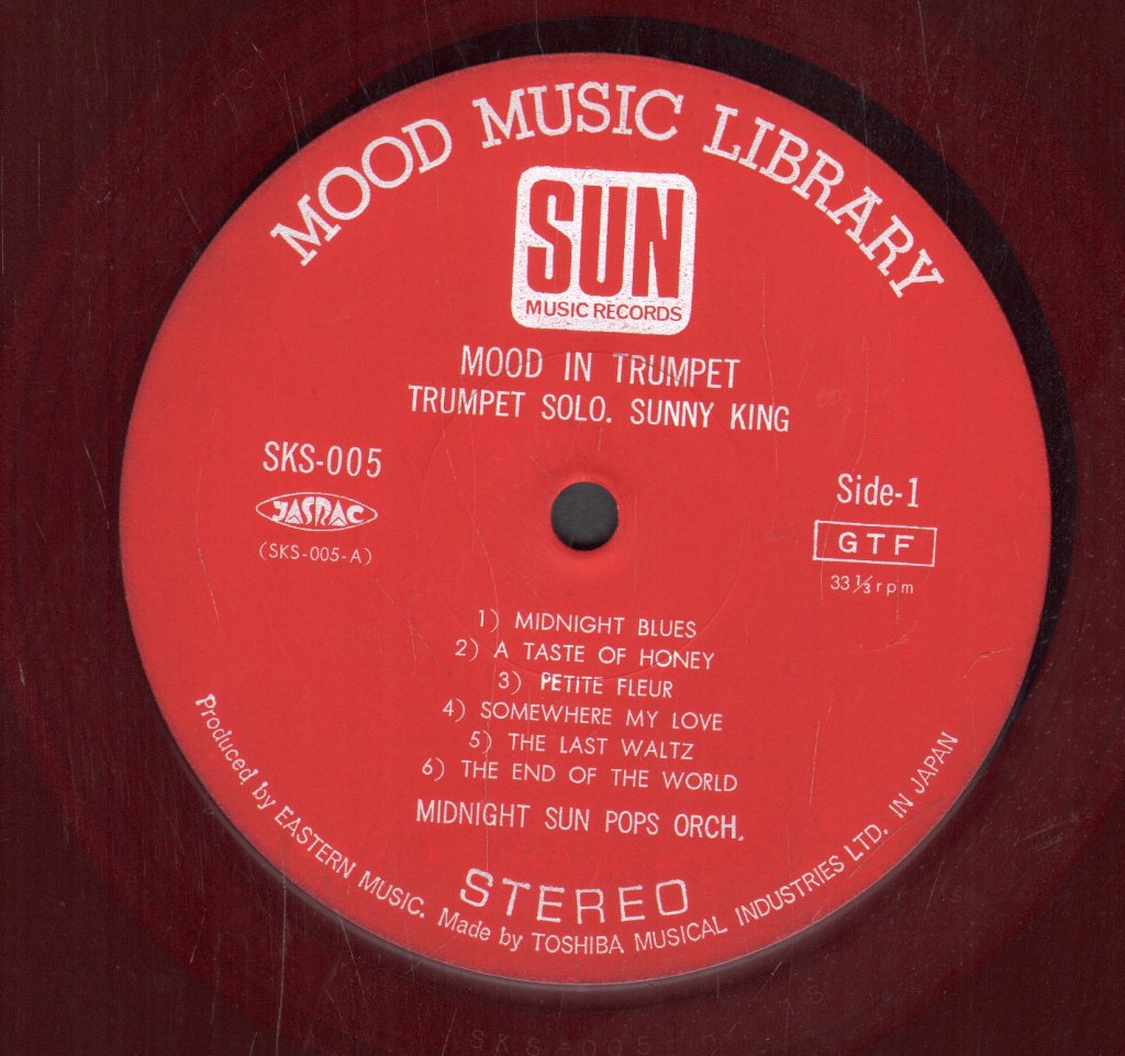 Midnight Sun Pops Orchestra / Sunny King - Mood In Trumpet - Lp